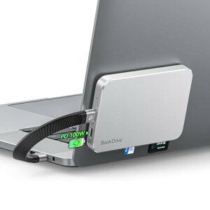 ORICO BookDrive 512GB Magsafe�Ή� �O�t��SSD SD/TF�J�[�h���[�_�[ PD 100W�[�d �m�[�gPC�EUSB-C�X�}�[�g�t�H���EType-C�I�[�f�B�I�C���^�[�t�F�C�X�E�^�u���b�g�Ή� �|�[�^�u��SSD USB 3.2 Gen2�p 1000MB/s �����]