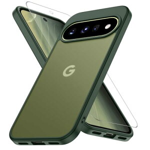 JUSTCOOL Google Pixel 11�p �P�[�X �O���[�� �K���X�t�B�����t�� ������ �}�b�g�� �ϏՌ� ���ϖh�~ �ϋv�� ���^ �y��