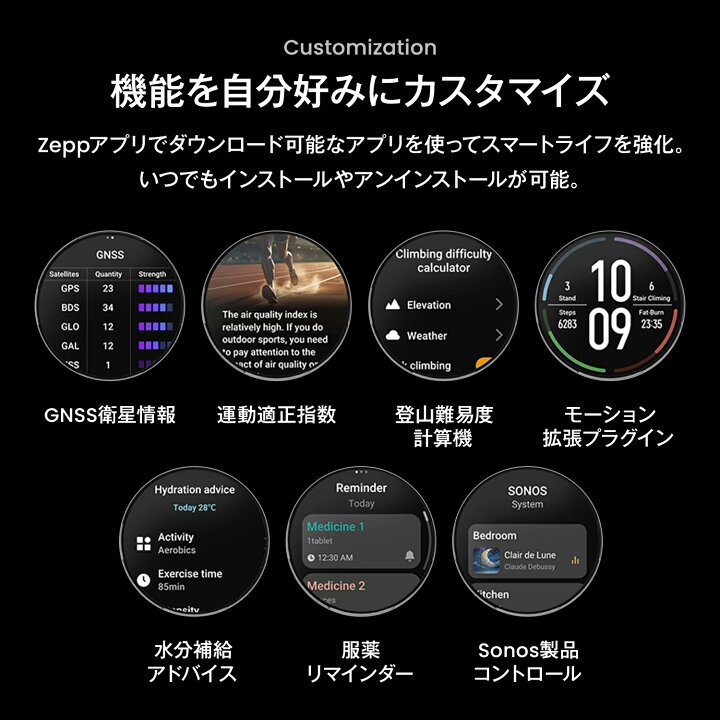 楽天市場】Amazfit T-Rex 3 48mm スマートウォッチ 登山 アウトドア 