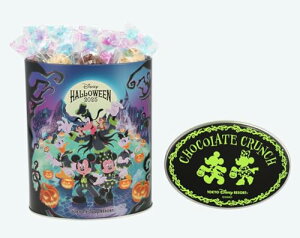 【東京ディズニーシー限定】チョコレートクランチ 缶 ミッキーマウスと仲間たち 「ディズニー・ハロウィン 2025」TDR 人気 お土産