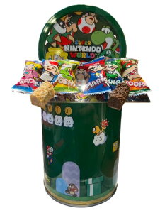 【ユニバーサルスタジオジャパン USJ 限定】マリオ 缶入り アソートクランチ チョコレート ミルク&ホワイト 土管 お土産 お菓子 ユニバ グッズ プレゼント