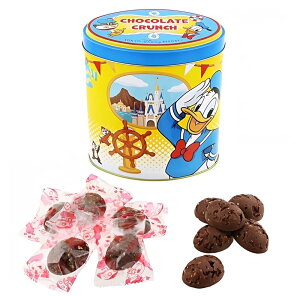 【東京ディズニーリゾート限定】ドナルド・ダック 缶入りチョコレートクランチ ミッキー&フレンズ ミルクチョコレート TDR お菓子 お土産 ディズニー グッズ