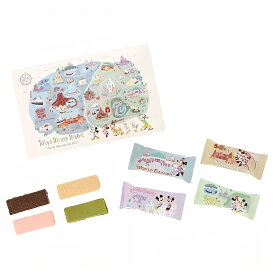 【 東京ディズニーリゾート限定】チョコレート カバード・ウェハース 「パークのマップやアイコンをモチーフにしたグッズ」 (1個)
