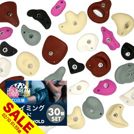 【期間限定★SALE】クライミング ホールド 落ち着いたカラー クライミングホールド 30個 【プロ仕様】ボルダリング ロック クライミングウォール　クライミング ホールド サイズ大小混合 クライミング ホールド【takumu】