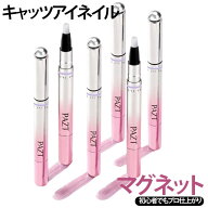 マグネット キャッツアイジェルネイル 磁石 ペン型 回転式 カラージェル ネコジェル スチールボールマグ…