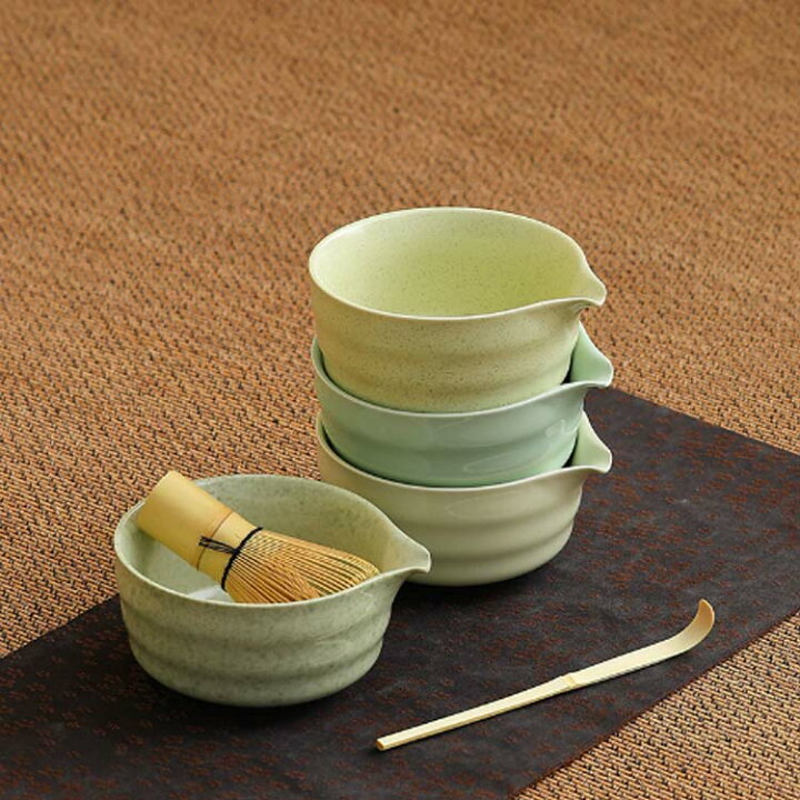 楽天市場】茶道具 4点セット 茶道入門 茶道初心者 抹茶碗 茶筅 茶杓 
