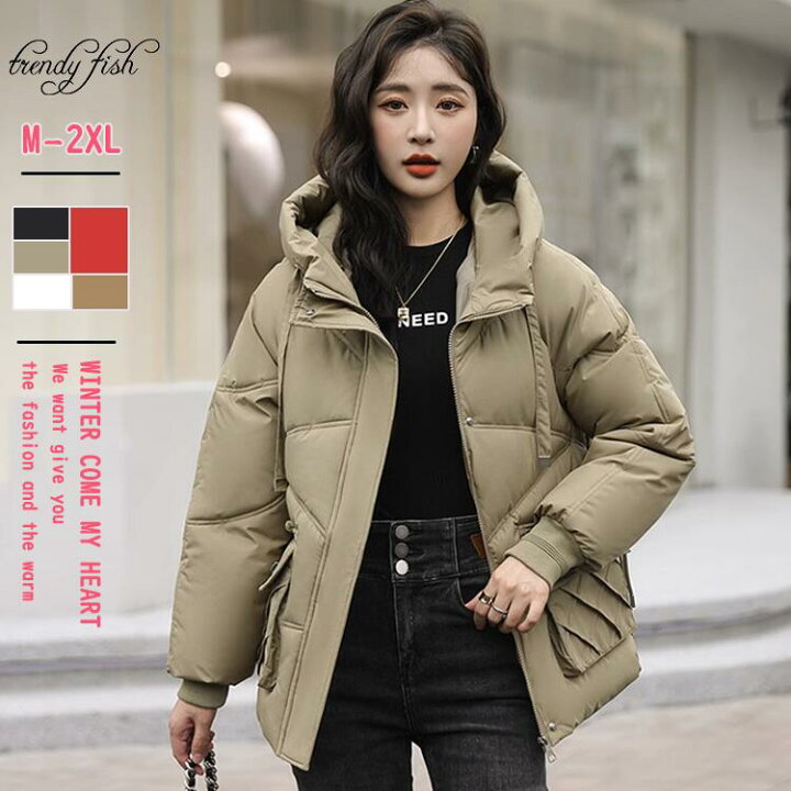 楽天市場】レディース アウター 中綿 ジャケット コート フェイク 