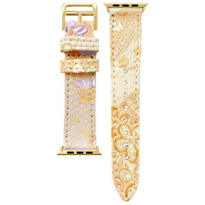 アップルウォッチ バンド 西陣織 着物 明 時計 付け替え 交換 ベルト Apple Watch series 7 SE 6 5 4 3 2 1 applewatch 全シリーズ対応 38mm 40mm 41mm 42mm 44mm 45mm