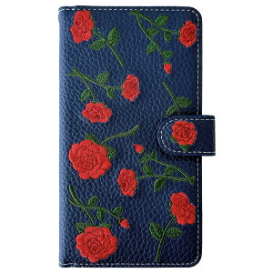OPPO Reno5 A A101OP ケース バラ 刺繍 手帳型 オッポリノ5a 手帳 カバー opporeno5a reno5a オッポ リノ5a opporeno5aケース opporeno5aカバー a101opケース a101opカバー reno5aケース reno5aカバー