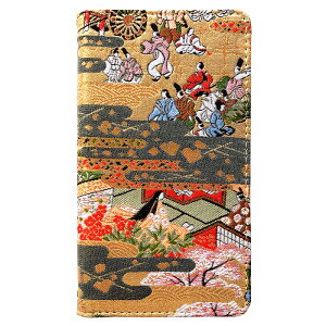 AQUOS wish4 SH-52E wish 4 A402SH 手帳型ケース カバー ケース SH52E 手帳型 スマホケース SH-M27 A403SH SHG13 SH-52Eケース SH-52Eカバー A402SHケース A402SHカバー アクオス 西陣織 松