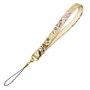 ストラップ マルチストラップ 携帯ストラップ 携帯 スマホ キーホルダー 西陣織 高美者 パスケース 定期入れ リストストラップ 手帳型 スマホケース 落下防止 レディース 金襴 和柄 和風 高