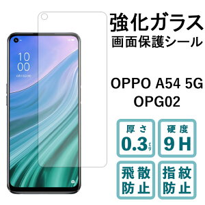 OPPO A54 5G OPG02 �����K���X�t�B���� �t���ی� �ی�t�B���� �d�x9H �w��h�~ ��U�h�~ ��� �f�B�X�v���C �V�[�� �t�B���� �I�b�|