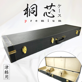 良品】津軽三味線 約3cm棹幅 布ケース付き 太棹 良品】津軽三味線 約