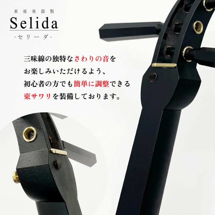 楽天市場】東亜楽器製 TOAmusic 三味線 入門セット〈Selida