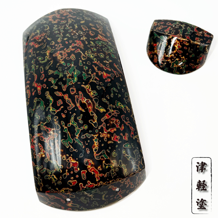 楽天市場】【 津軽塗 胴掛 -呂-2(紐付) 】津軽三味線用 胴掛け