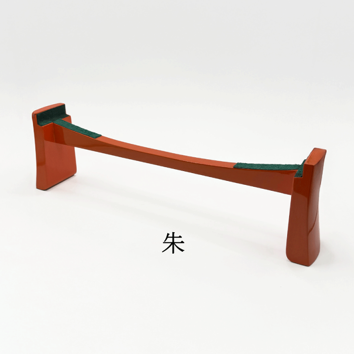 楽天市場】【 17絃 新型 鳥居台 (大) 朱 / エンジ 】琴 箏 17弦用 座奏