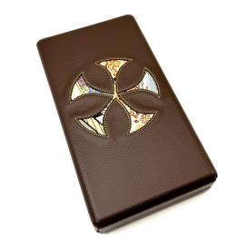 津軽三味線　バチ　ケース付 楽天市場】津軽三味線用【 2丁撥入れ -楓凛- 黒 】ネコ バチ入れ