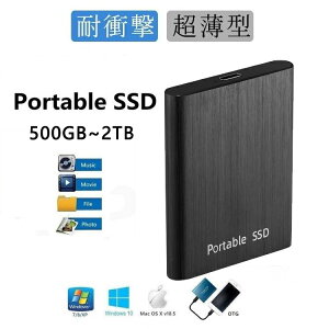 �O�t��SSD �|�[�^�u�� SSD �O�t���y500GB/1TB/2TB�zUSB 3.0 �����f�[�^�]�� �����^ �V���v���ȃ��^���t�B�j�b�V�� �ϏՌ��\�� ���o�C�������R���p�N�g�T�C�Y �O���X�g���[�W �����^ ��e��