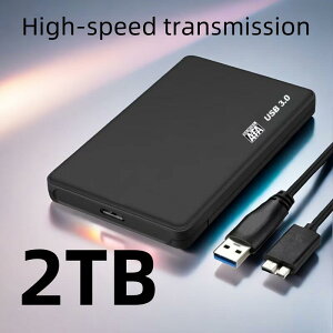 �y2TB�z6.35 cm �����^ �|�[�^�u���O�t���n�[�h�h���C�u | USB 3.0�Ή��A�����f�[�^�]���A�É����ϏՌ��A�̏�\�����M�����j�^�����O�A�e���r�^��/PC/4K�o�b�N�A�b�v�X�g���[�W�A�I�t�B�X���w��