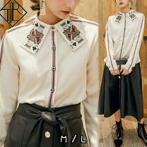 楽天市場】トランプ柄 シャツ（サイズ（S/M/L）M）（レディース 