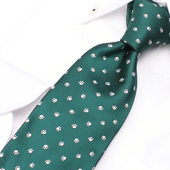 楽天市場 ネクタイ ユニークネクタイ 肉球 モチーフ メンズ 男 Tie Ft04 レギュラーネクタイ 猫 ネコ 肉球 動物 アニマル 獣医 ペット モチーフ イラスト シルエット 可愛い ポップ オシャレ プレゼント ギフト 贈り物 洗える スーツ ビジネス M便 1 3 ワイシャツの