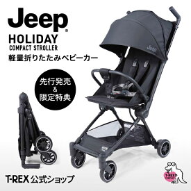 ＼マラソン限定価格／当店限定【JEEP HOLIDAY 軽量折りたたみベビーカー】特典付き ジープ コンパクト ベビーカー b型 軽量 新型 7ヵ月 4歳 22kg バギー おでかけ アウトドア クリスマス プレゼント jeep セカンドベビーカー 折り畳み