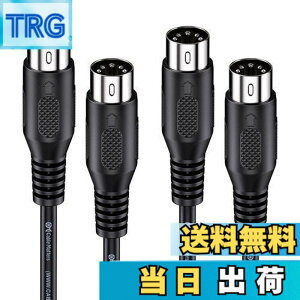 �y���������zCable Matters MIDI �P�[�u�� 5�s�� DIN MIDI�P�[�u�� 2�{�Z�b�g 1.8m
