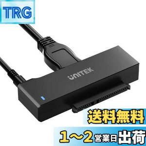 yzUnitek SATA to USB3.0iUSB-A+USB-C) ϊP[u 2.5 3.5C` HDD/SSD Ȃǂ̃n[hhCuSATA whCu ɑΉ SATAI/II/III dA_v^i12V/2Adtj UASPΉ ] ő18TB