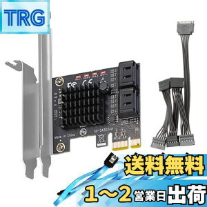 yzGLOTRENDS SA3034A 4|[gPCIe SATA3.0gJ[hAOSu[gT|[gASATAP[u1:5 SATAXvb^dP[u܂ށAWindows,Linux,Mac OS,NASƌ݊