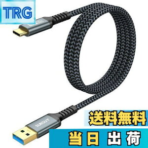 yzSUNGUY USB Type C P[u 1M USB3.1 Gen2 10Gbps f[^] ^Cv c [d USB-A to USB-C bLRlN^ Android AutoΉ iC҂ ϋv iPhone16/15V[Y/Galaxy S24 ultra/iPad Pro/iPa