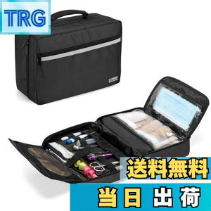 【送料無料】Trunab 救急バッグ メディカルバッグ 持ち運び便利 (ブラック)