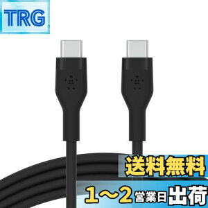 yzBelkin USB-C to USB-C VR P[u iPhone 15 / MacBook/iPad mini/iPad Pro/iPad Air/Galaxy/AndroidX}[gtHΉ }[d PDΉ ϋv 1[g ubN BOOST CHARGEFlex CAB009bt1MBK