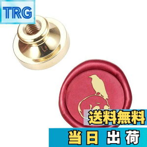 【送料無料】CRASPIRE シーリングスタンプ ヘッドのみ スカルとカラス ワックスシールスタンプ 交換真鍮銅頭 復古風 洋式 結婚式 告白 招待状 誕生日の封筒の装飾 DIY用 手芸用品