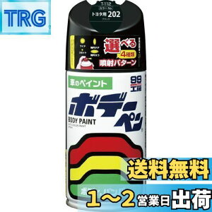 【送料無料】ソフト99(SOFT99) 99工房 補修ペイント ボデーペン Tー112 300ml TOYOTA(トヨタ)/LEXUS(レクサス) 202 ブラック 自動車ボディ、バンパー、金属、木材 08112