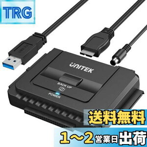 yzUnitek USB-A IDE SATA Ή USB3.0 A_v^[ 2.5/3.5C`HDD SSD whCuɑΉ Ro[^ 18TB܂őΉ 5Gbps 12V/2AdA_v^[t OthCu f[^] 