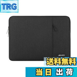 【送料無料】MOSISO ラップトップ スリーブバッグ 対応機種 Laptop 13.3インチ ポリエステル 撥水 保護 縦型ケース ポケット付き(ブラック)