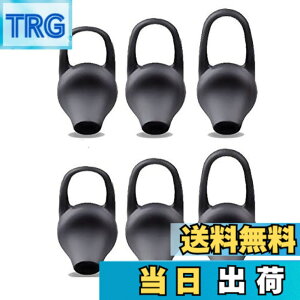 �y���������zSound Wave S,M,L 3�T�C�Y���v6�Z�b�g ���ɂ҂�����t�B�b�g&�ɂ��Ȃ�Ȃ��A���ꗎ���Ȃ��A �V���R���� ���j�o�[�T�� �u���b�N SML�T�C�Y �e2�� 6�Z�b�g �݊��� For Bluetoooth Headset 