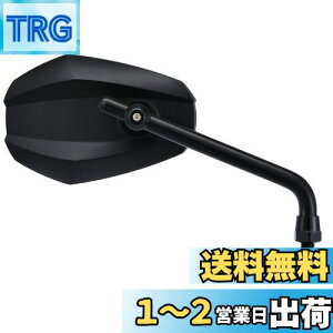 【送料無料】デイトナ(Daytona) ハイビジミラー バイク用 ミラー 10mm正ネジ 耐振 広角 エッジ ロー ブラック 左右共通 片側1本 14948