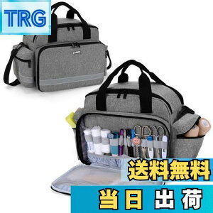 【送料無料】Trunab 救急バッグ メディカルバッグ 救急箱 家庭 学校 (グレー)