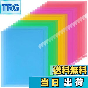 【送料無料】ZCZN ファイルホルダー A4 ファイル収納 半透明カラー 5色セット 20枚 資料収納 書類管理