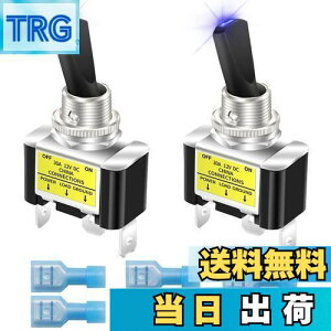 yzKiligen bJ[CgtgOXCb` 2 12V 30A ϋv [VOJ[   SPST I/It gOXCb` LED C~l[V 12mm TCY (u[)