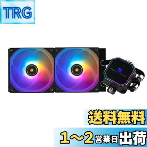 yzThermalright Frozen Prism 240 Black ARGB AIO N[[AtCPUN[[A2×120mm PWMt@VXeA1850RPMAAMD/AM4/AM5 & Intel LGA115X/1200/2066/1700 ɓK܂B
