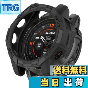 yzSHEAWA for GarminK[~ Fenix 7 Pro P[X Jo[ یP[X ݊i Epix Pro 47mm TPUS یJo[ ϏՌ ANZT[ (ubN)