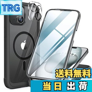 yzMiracase iPhone15 p P[X MagSafeΉ 9H KX 360°ی X}zP[X iPhone15 p Jo[ Sgop[یP[X 6.1C` tJo[ CX[dΉ }OZ[tΉ }O