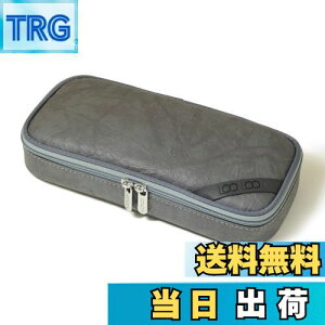 【送料無料】LOONLOON 665 ペーパー ペンケース グレー 大容量 おしゃれ 二階建て 多機能