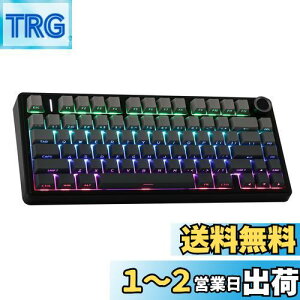 yzEPOMAKER x Aula F75 Q[~OL[{[h KXPbg JjJL[{[h 5wpbhmut 75% CX zbgXbpu Bluetooth/2.4GHz/USB-C RGB ZKF؎擾 (Black Gradient, 