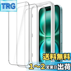 yzJETech iPhone 16 6.1C`p tیtB KX KChgt P[XɊȂ HDNA 3Zbg