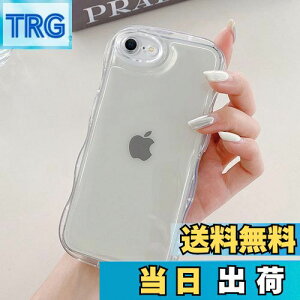 【送料無料】QLTYPRI iPhone SE3/iPhone 7/iPhone 8/iPhone SE 2020 用 ケース クリア TPUカバー ウェーブ おしゃれ 韓国 可愛い iPhone7/8/SE2/SE3ケース アクスタ収納 透明 薄型 軽量 耐衝撃 スマホケース ワイヤ