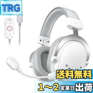 yzFIFINE Q[~OwbhZbg 7.1TEhTEh L 3.5mm/USBڑ 50mmhCo[ ESw}CNt PC/X}z/Nintendo Switch/PS4/PS5ɑΉ ʒ߉\ ^ Q[ 