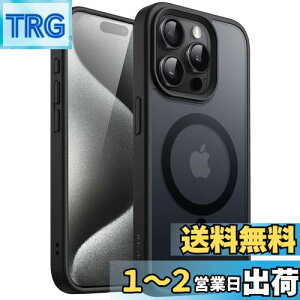 yzJETech iPhone15ProMax 6.7C`i15 Pro Maxjp }Olbg P[X MagSafeɑΉ ̃}bgw ^ ϏՌ Jo[ (ubN)